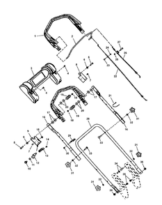 Part Location Diagram of 7101239YP Murray Handle, Pivot, Deere